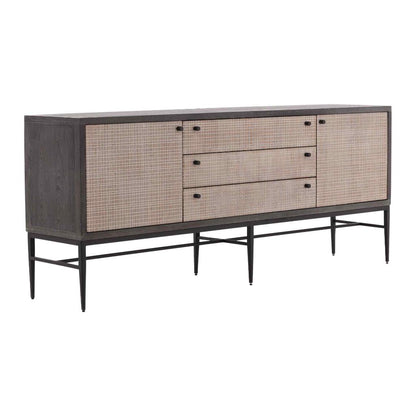 Glacier Two Doors Wood Sideboard