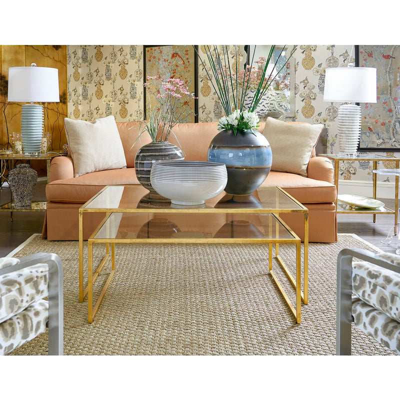 Chelsea House Glass Top Nested Cocktail Table (Set of 2)