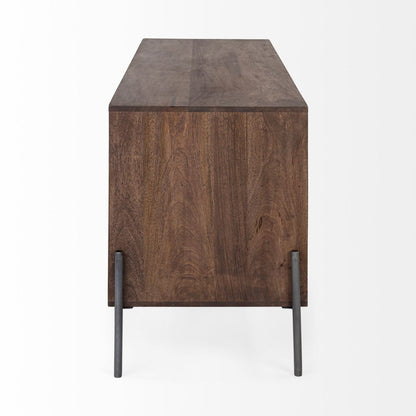 Mercana Glenn Four Doors Wooden Media Console