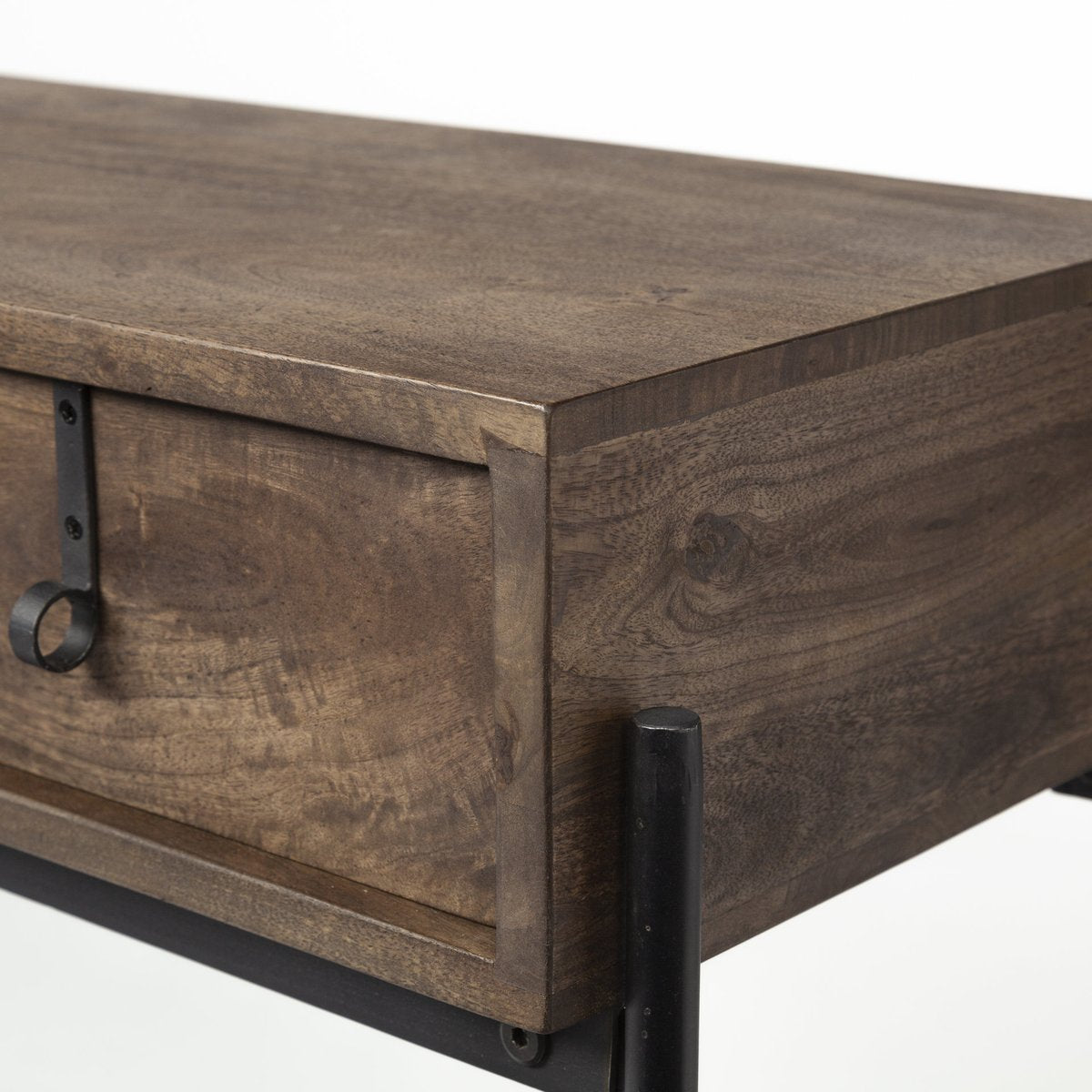 Mercana Glenn Four Drawers Wood Console Table