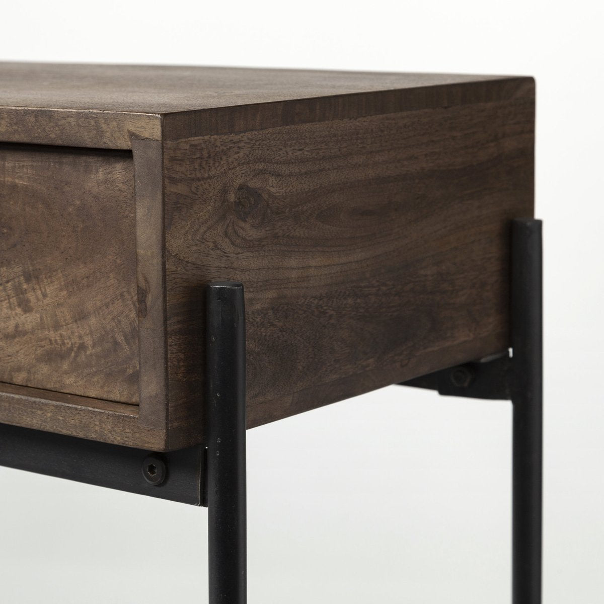 Mercana Glenn Four Drawers Wood Console Table