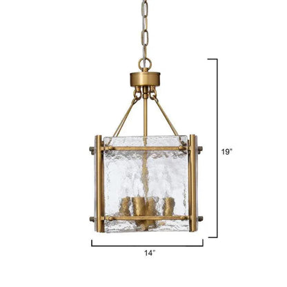 Glenn Small Metal Square Chandelier