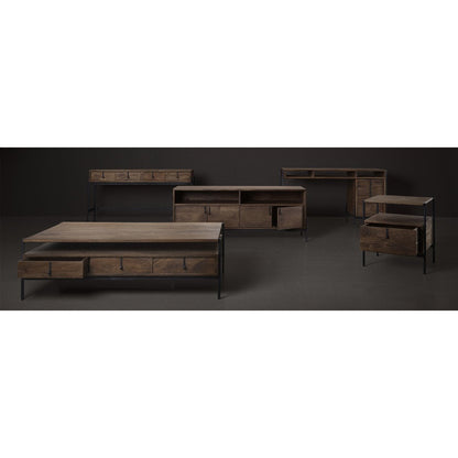 Mercana Glenn Three Drawers Wood Coffee Table