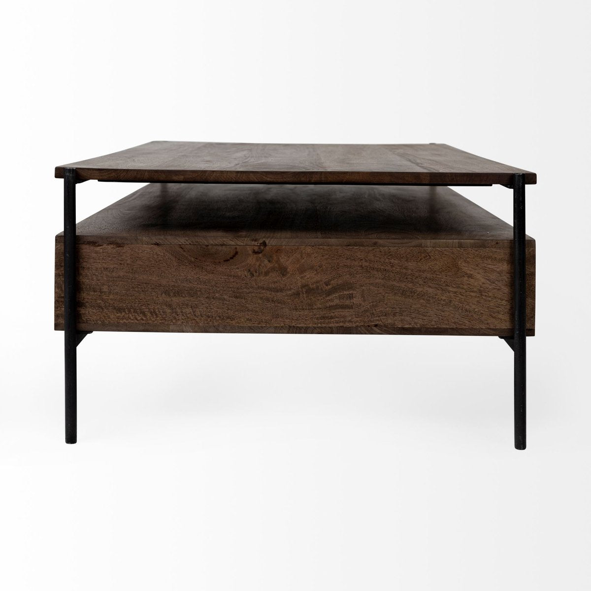 Mercana Glenn Three Drawers Wood Coffee Table