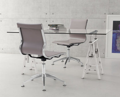 Zuo Modern Glider Faux Leather Conference Chair