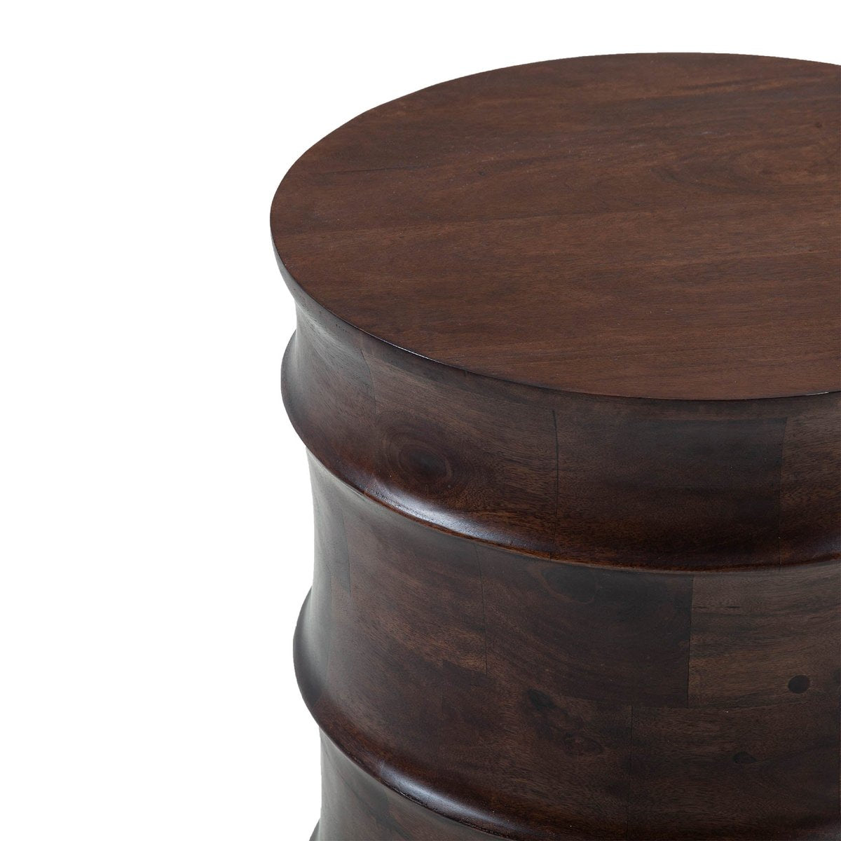 LH Home Global Wooden Round Side Table