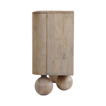 LH Home Globe Four Doors Wood Sideboard