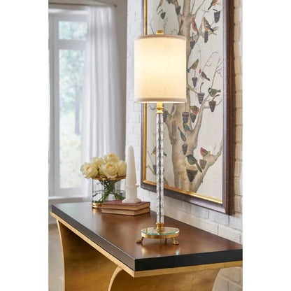 Chelsea House Glouster Lamp Gold Leaf Base Table Lamp