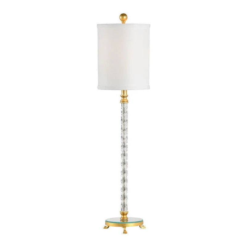 Chelsea House Glouster Lamp Gold Leaf Base Table Lamp
