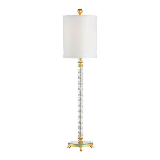 Chelsea House Glouster Lamp Gold Leaf Base Table Lamp