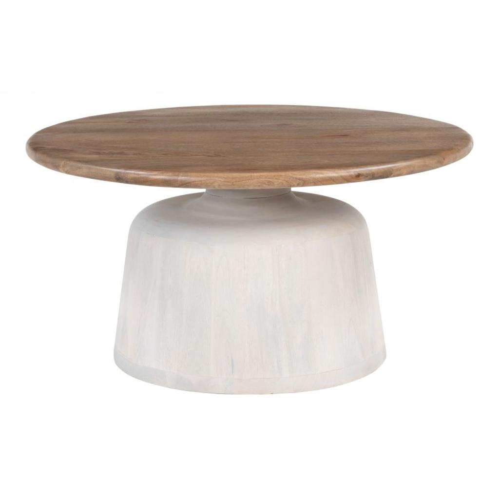 Zuo Modern Goblet Wooden Round Coffee Table