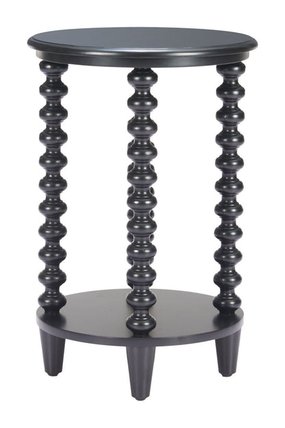 Zuo Modern Gocce Wood Black Side Table