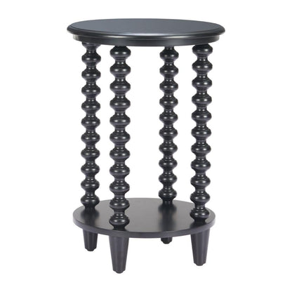 Zuo Modern Gocce Wood Black Side Table