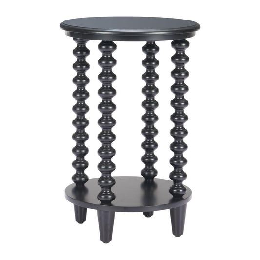 Zuo Modern Gocce Wood Black Side Table