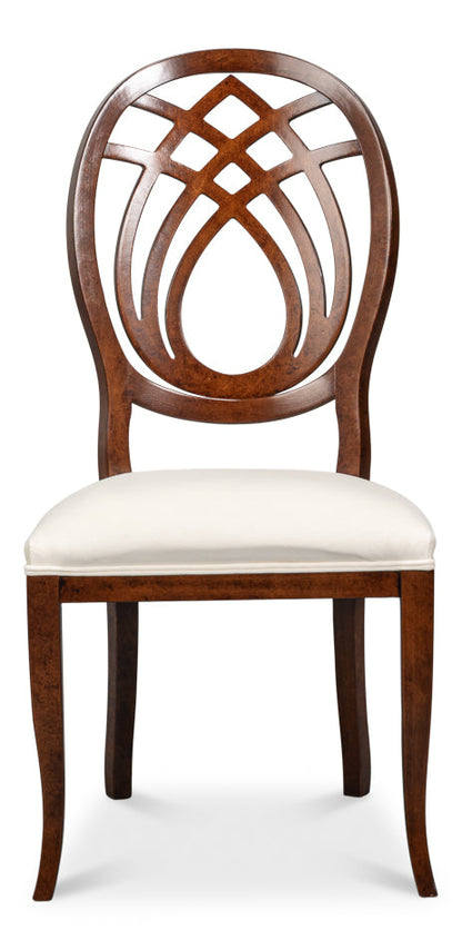 Sarreid Goccia Fabric Armless Dining Chair 2PC