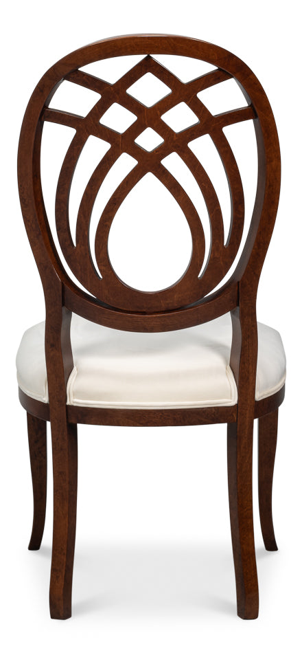 Sarreid Goccia Fabric Armless Dining Chair 2PC