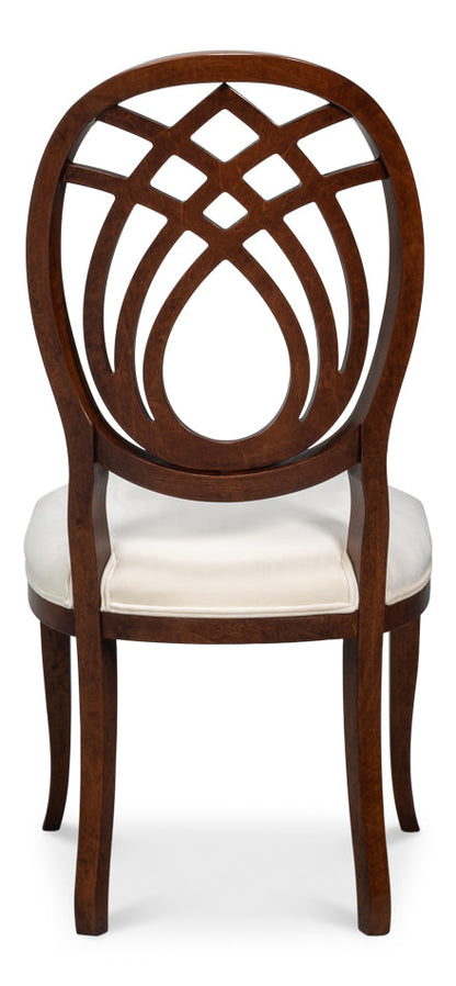 Sarreid Goccia Fabric Armless Dining Chair 2PC
