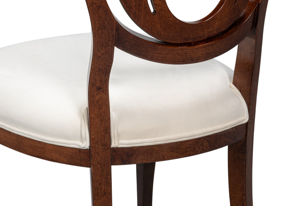 Sarreid Goccia Fabric Armless Dining Chair 2PC