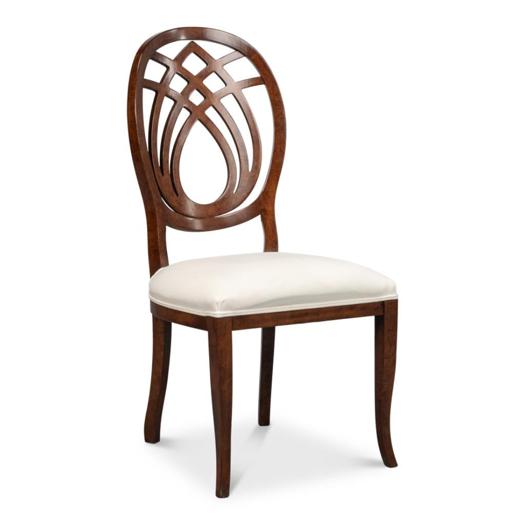 Sarreid Goccia Fabric Armless Dining Chair 2PC