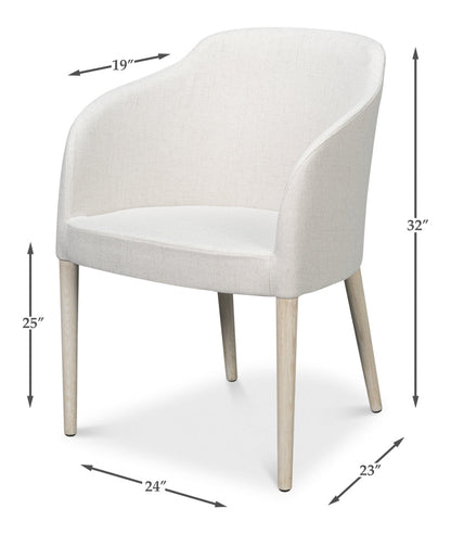 Sarreid Goccia Fabric Dining Chair