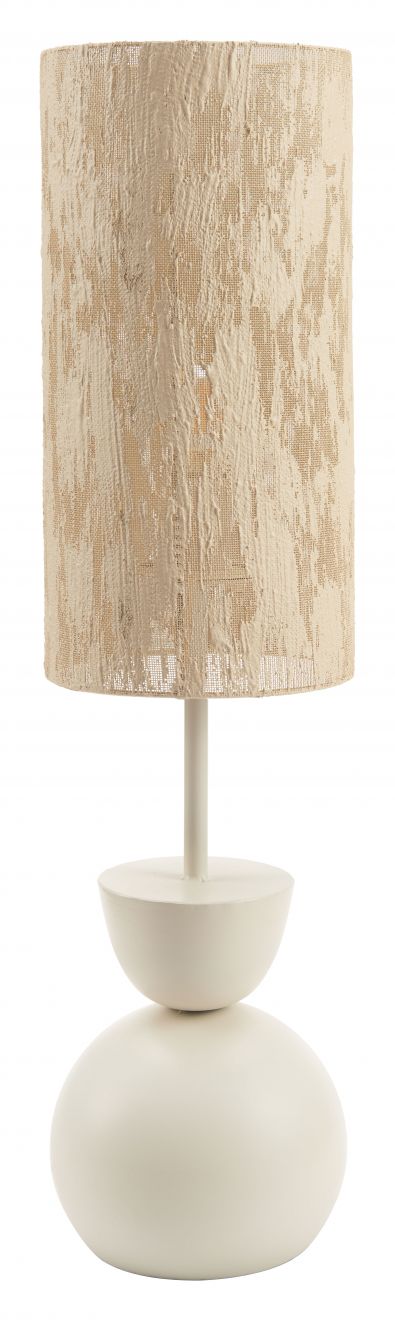 Zuo Modern Gochi Steel White Table Lamp
