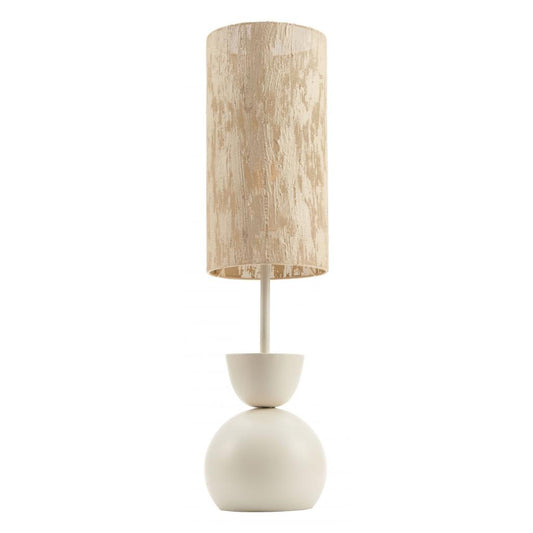 Gochi Steel White Table Lamp