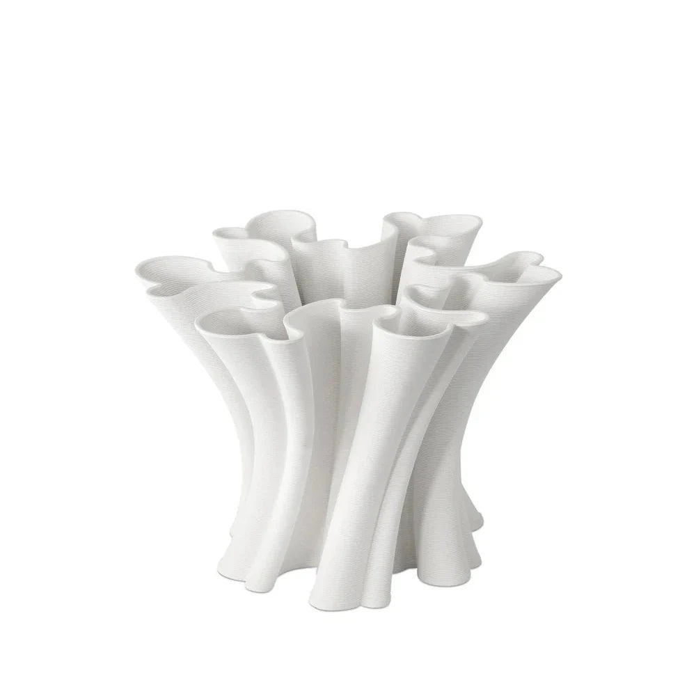 Godet Modern Design White Porcelain Vase