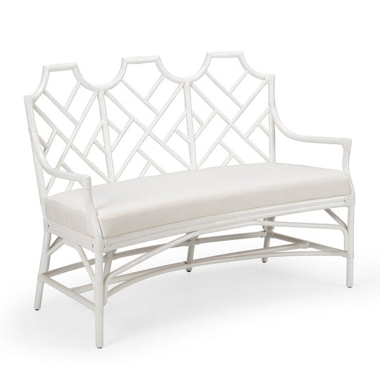 Godwin Rattan Made Bedroom Bench-Bedroom Benches-Chelsea House-White-LOOMLAN
