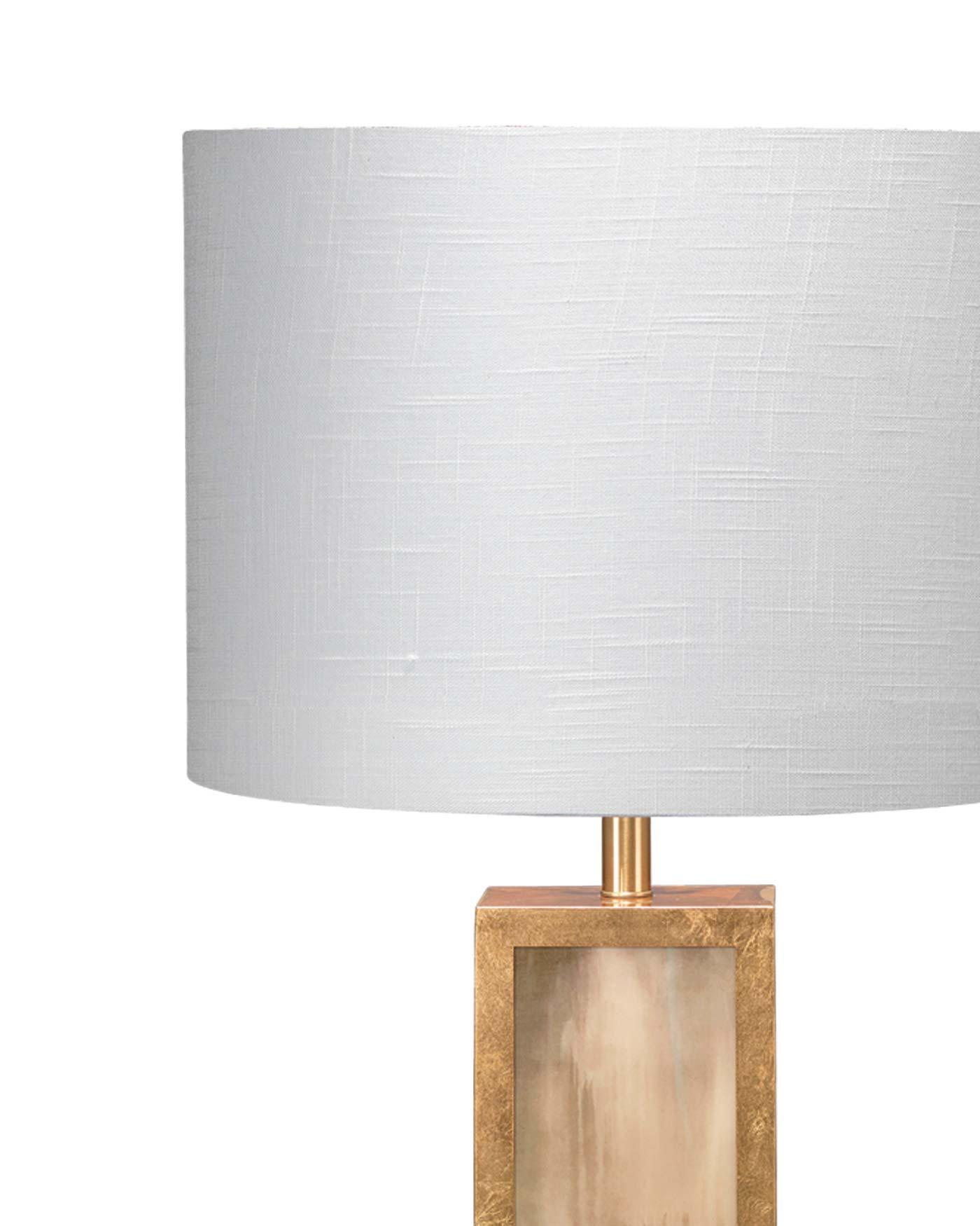 Gold Acrylic Watercolor Cloudscape Table Lamp Table Lamps Sideboards and Things By Jamie Young