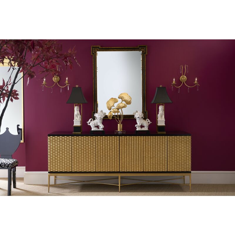 Chelsea House Gold James Six Door Sideboard