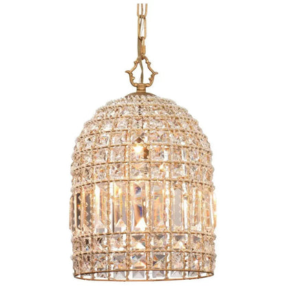 Golden Pendant Crystal Beads Over Island Pendant - LOOMLAN - Jamie Young - Pendants