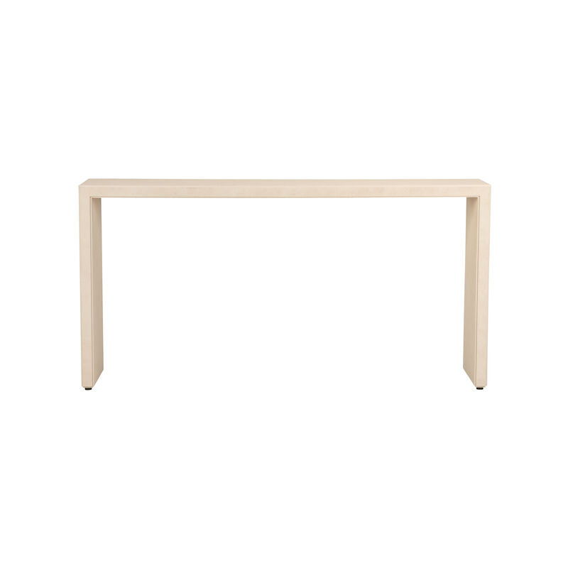 Chelsea House Goldsborough Shagreen Wrapped Rectangular Console Table