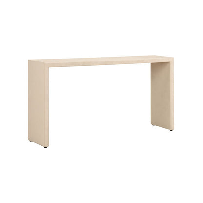 Chelsea House Goldsborough Shagreen Wrapped Rectangular Console Table