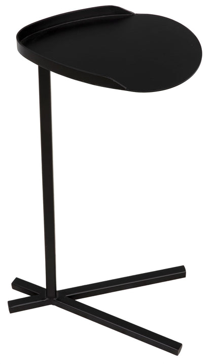 Golem Side Table, Black Steel-Side Tables-Noir-Sideboards and Things