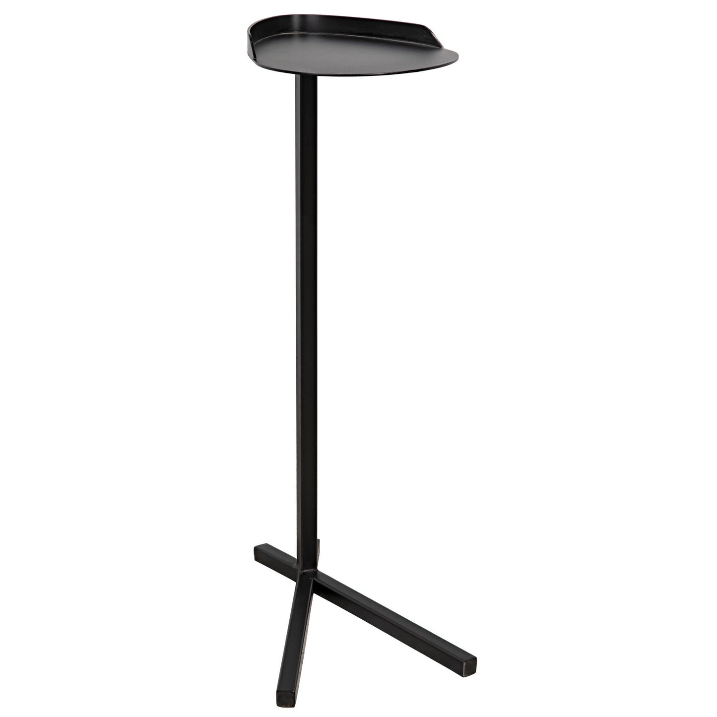 Golem Side Table, Black Steel-Side Tables-Noir-Sideboards and Things