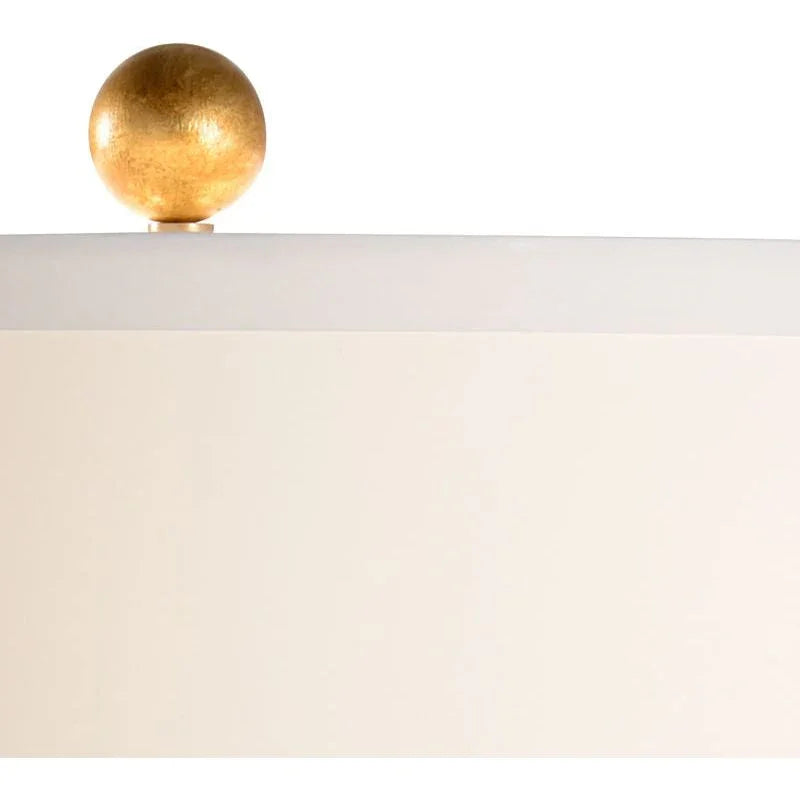 Gourd Ceramic With Antique Gold Accent Base Table Lamp - LOOMLAN - Chelsea House - Table Lamps