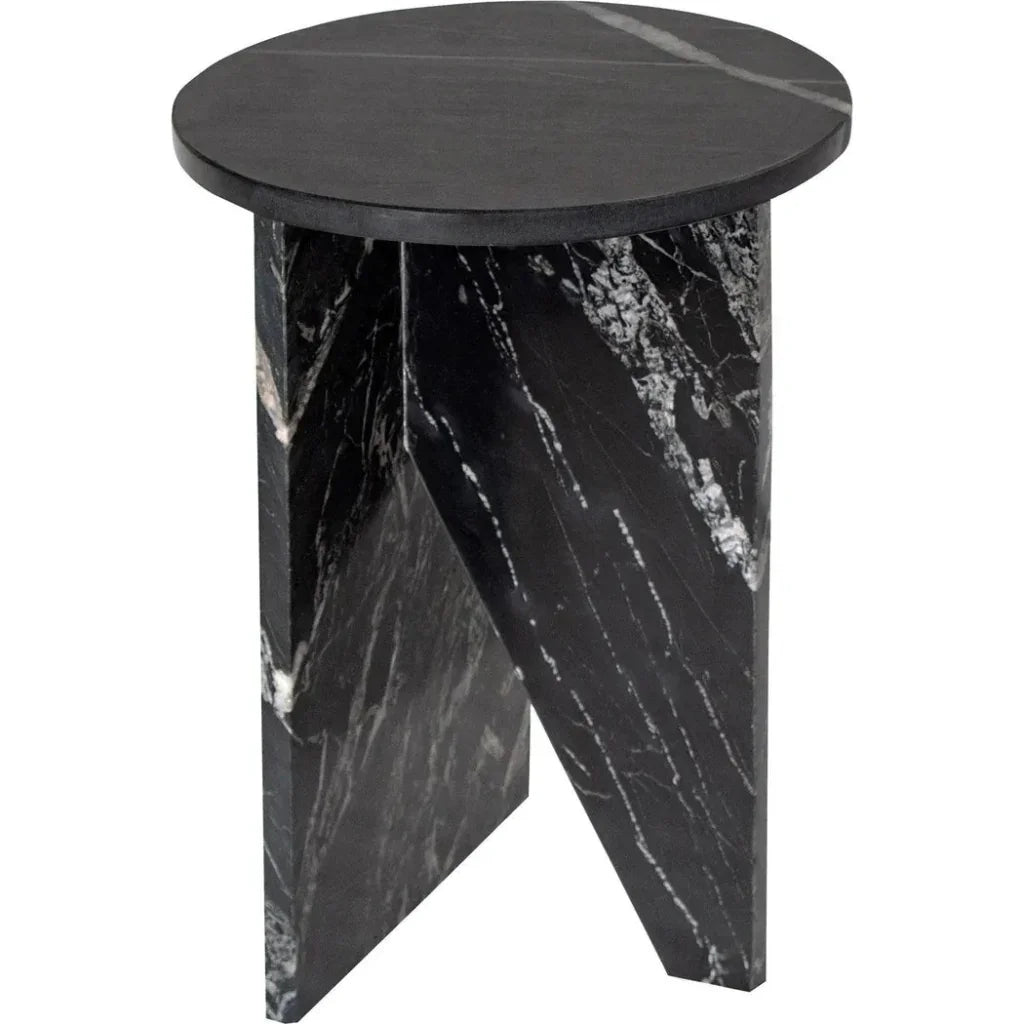 Moe's Home Grace Marble Round Accent Table