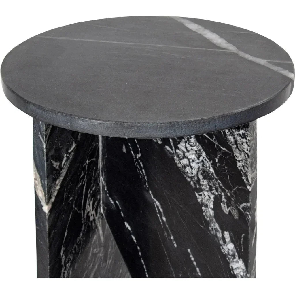 Moe's Home Grace Marble Round Accent Table