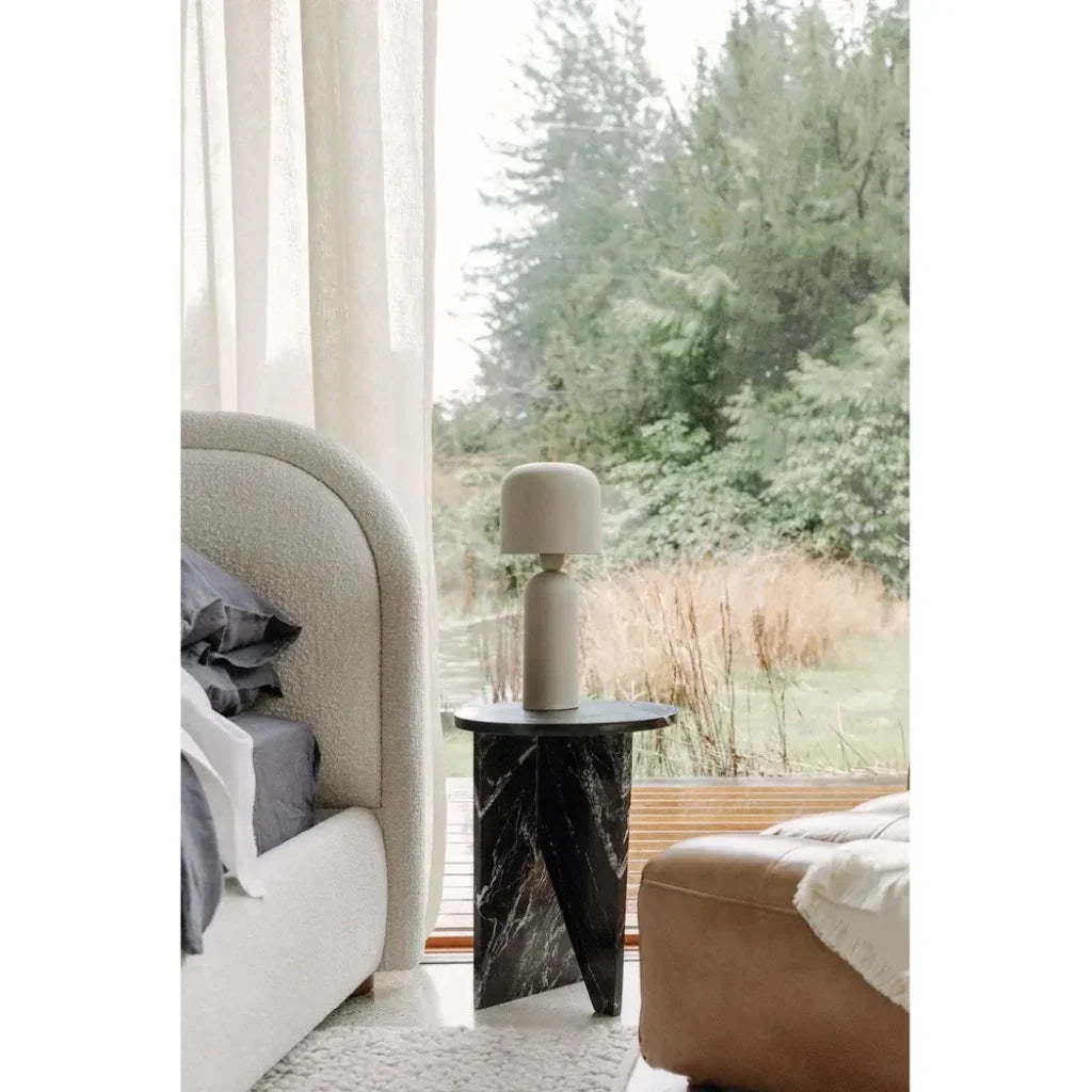 Moe's Home Grace Marble Round Accent Table