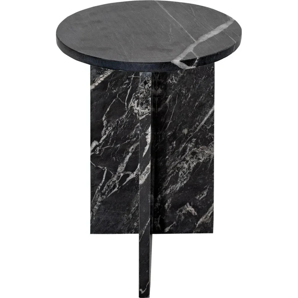 Moe's Home Grace Marble Round Accent Table