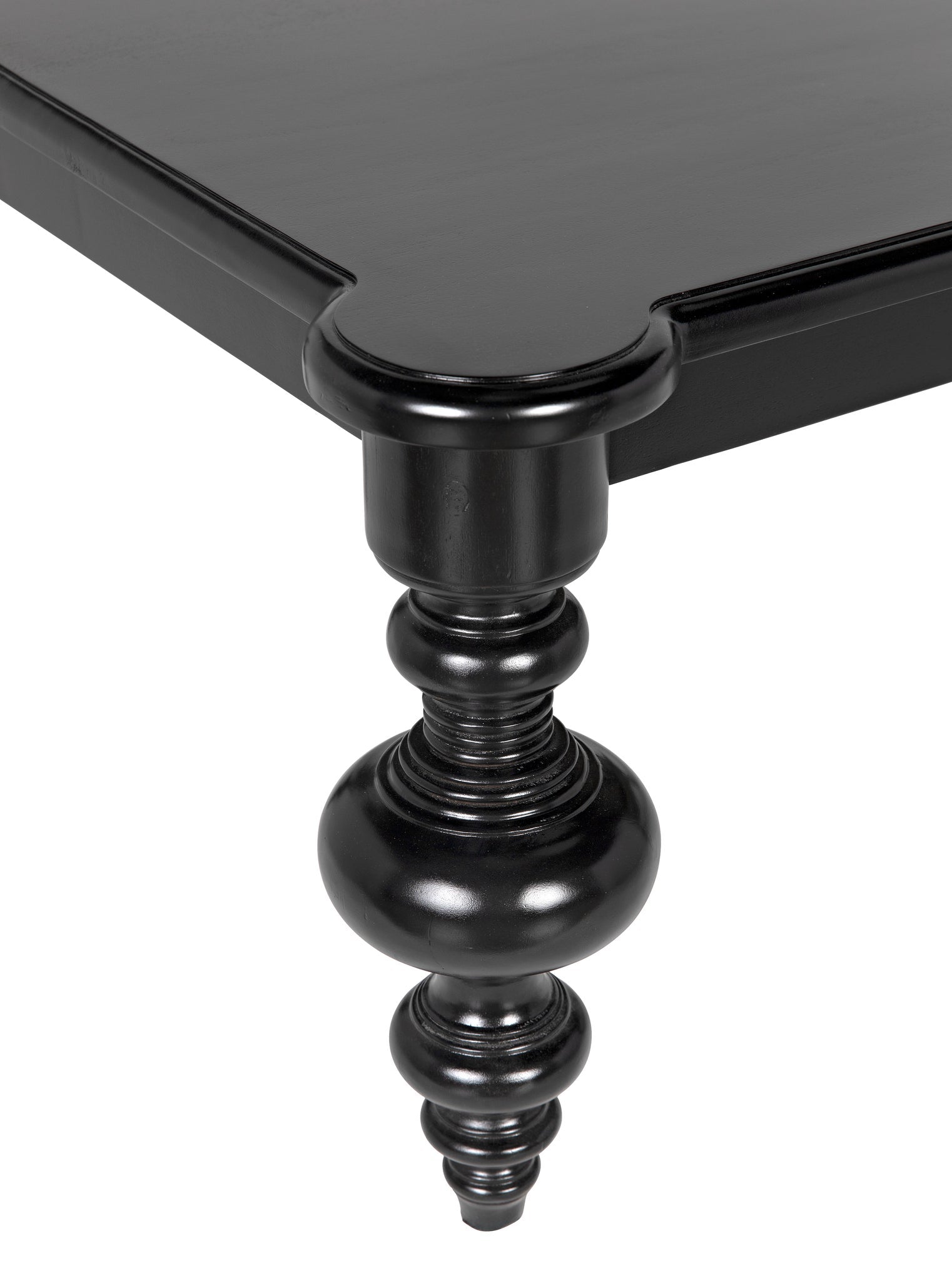 Graff Wood Black Rectangle Coffee Table-Coffee Tables-Noir-Sideboards and Things