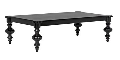 Graff Wood Black Rectangle Coffee Table-Coffee Tables-Noir-Sideboards and Things