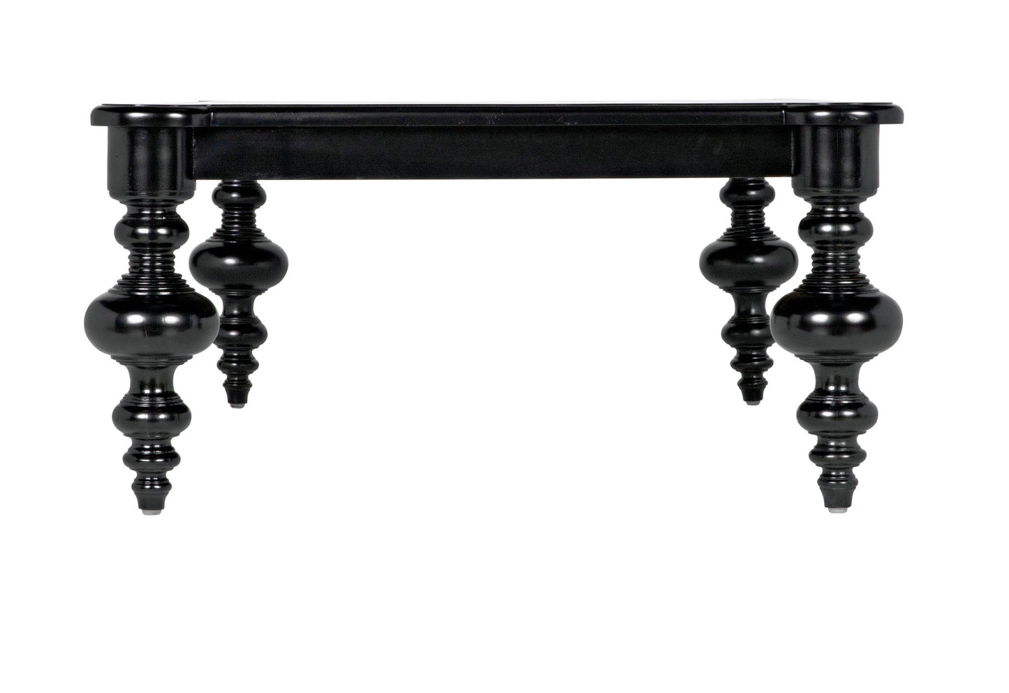 Graff Wood Black Rectangle Coffee Table-Coffee Tables-Noir-Sideboards and Things