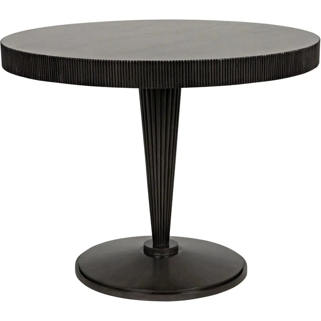 Granada Wood Black Round Dining Table