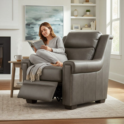 Uptown Sebastian Grandaura Luxury Power Motion Leather Chair
