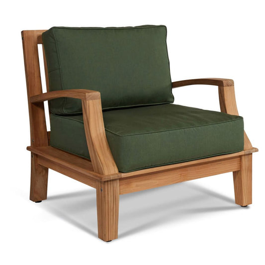 HiTeak Grande Teak Club Chair Sunbrella Cushion