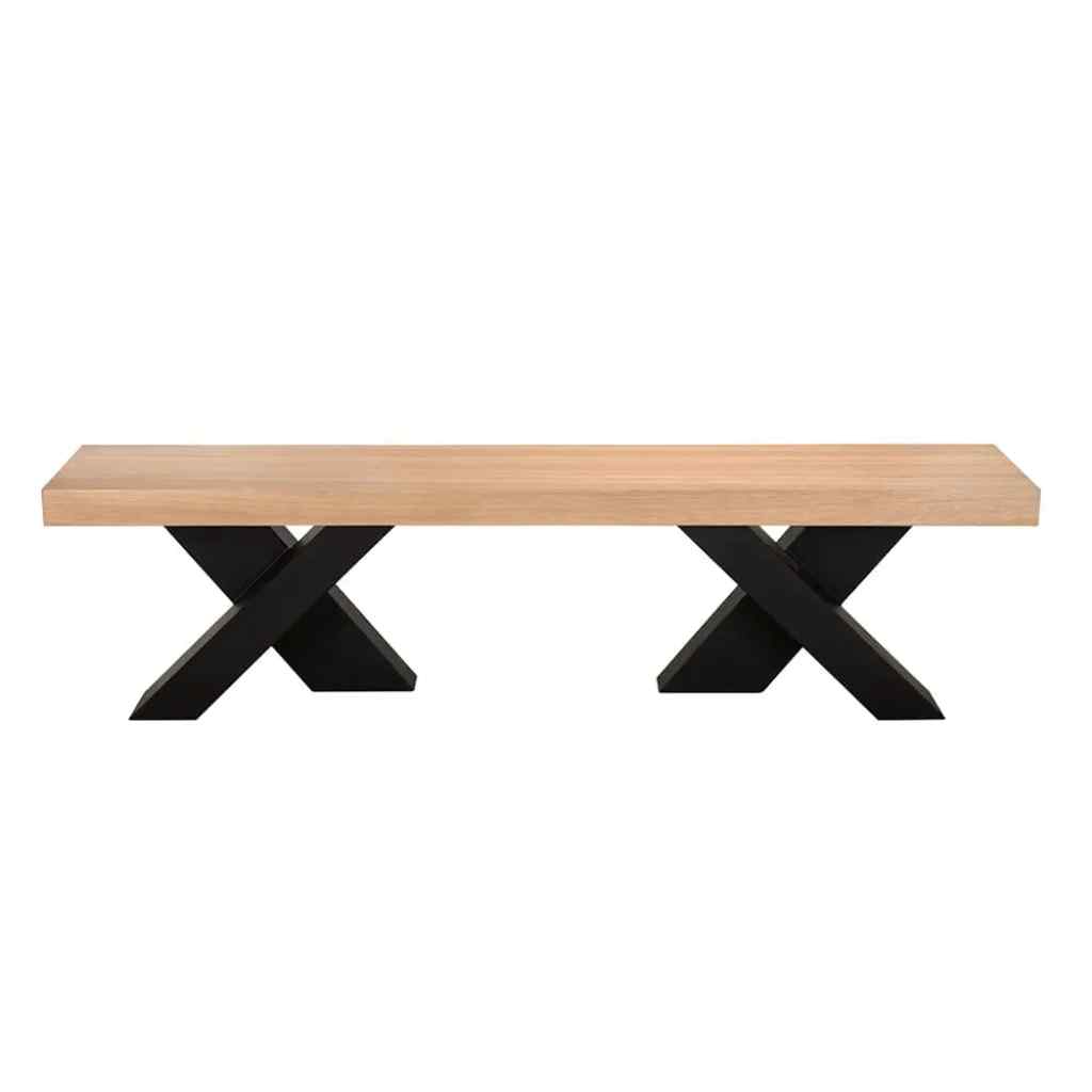 Noir Gravity Wooden Dining Bench