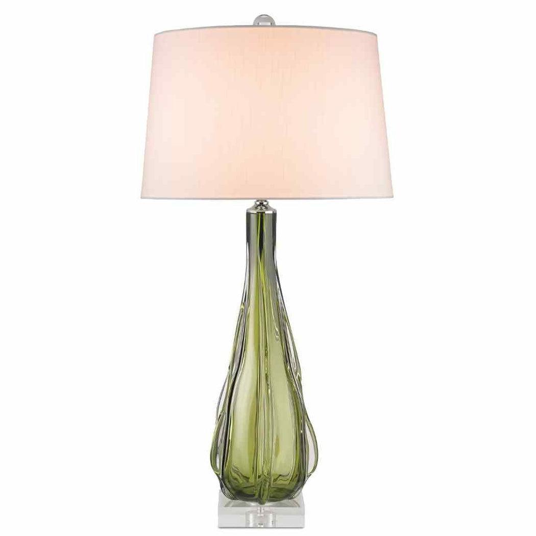 Green Clear Zephyr Table Lamp Table Lamps Sideboards and Things By Currey & Co