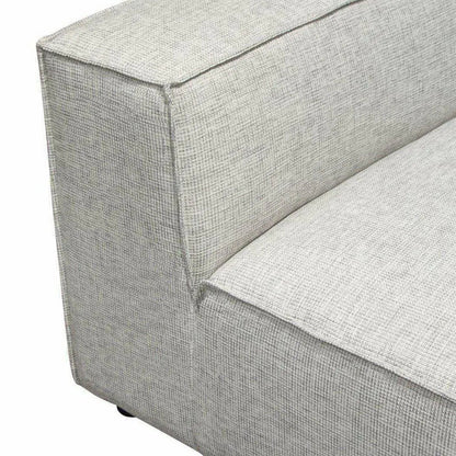 Grey -Beige Modular Sectional Sofa Slipper Chair In Barley Modular Components Sideboards and Things  By Diamond Sofa