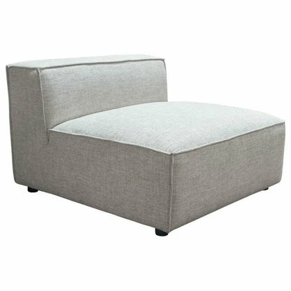 Grey -Beige Modular Sectional Sofa Slipper Chair In Barley Modular Components Sideboards and Things  By Diamond Sofa